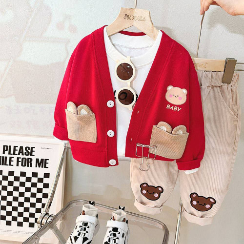 لباس سه تیکه بچگانه Hello Baby برای 9 ماه تا 5 سال