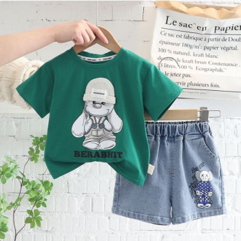 تیشرت و شلوارک بچگانه گوش دراز 9 ماه تا 5 سال