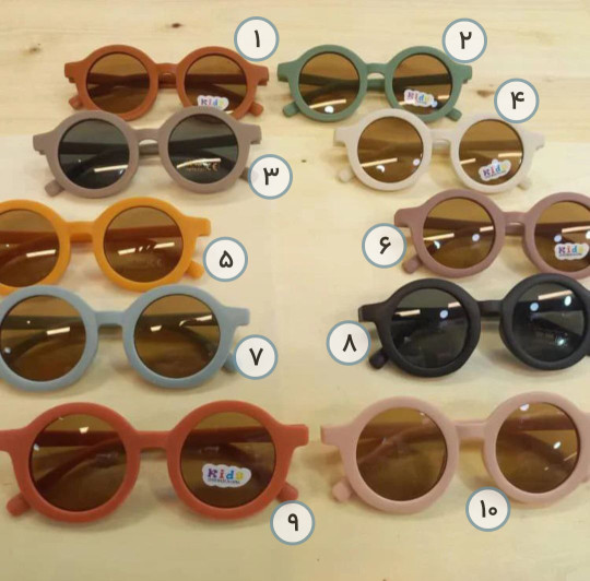 عینک گرد بچگانه ساده اورجینال