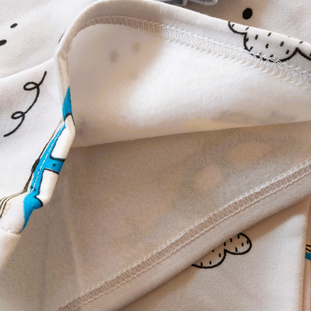 ست بلوز شلوار بچگانه توکرکی نقلی طرح هلی کوپتر 3 ماه تا 2 سال