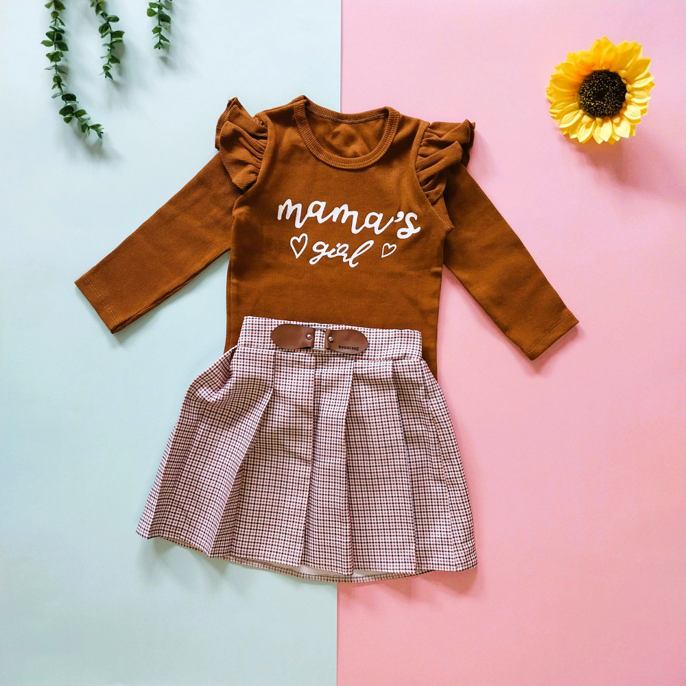 بلوز دامن شیک دختر مامان بچگانه 6 ماه تا 7 سال