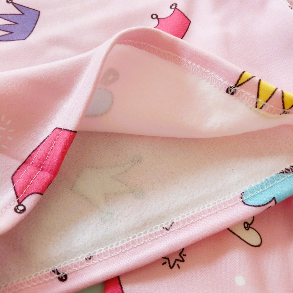 ست بلوز شلوار بچگانه توکرکی نقلی طرح تاج 3 ماه تا 2 سال