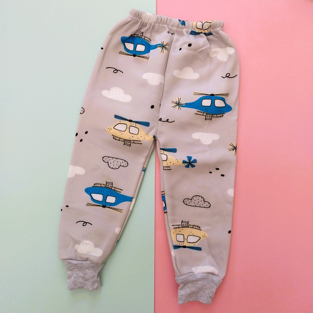 ست بلوز شلوار بچگانه توکرکی نقلی طرح هلی کوپتر 3 ماه تا 2 سال