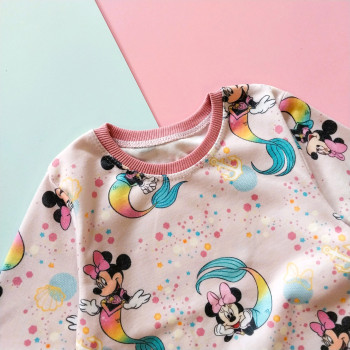 ست بلوز شلوار راحتی بچگانه میکی موس دخترانه 1 تا 7 سال