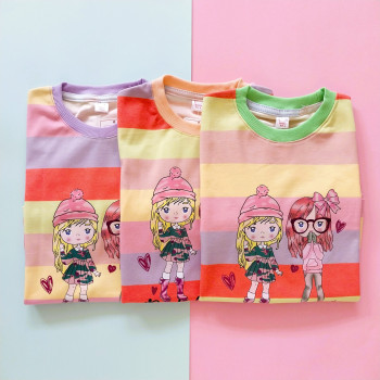 بلوز شلوار راحتی بچگانه رینگر دخترانه 6 تا 8 سال