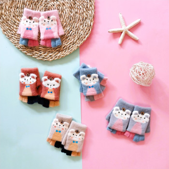 دستکش عروسکی بچگانه طرح گربه 6 تا 12 سال