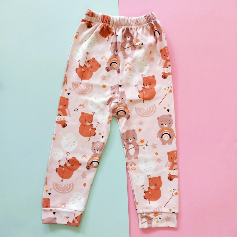 ست بلوز شلوار راحتی بچگانه خرس جادویی 18 ماه تا 5 سال