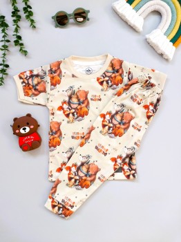 ست تیشرت شلوار راحتی بچگانه مناسب 1 تا 10 سال