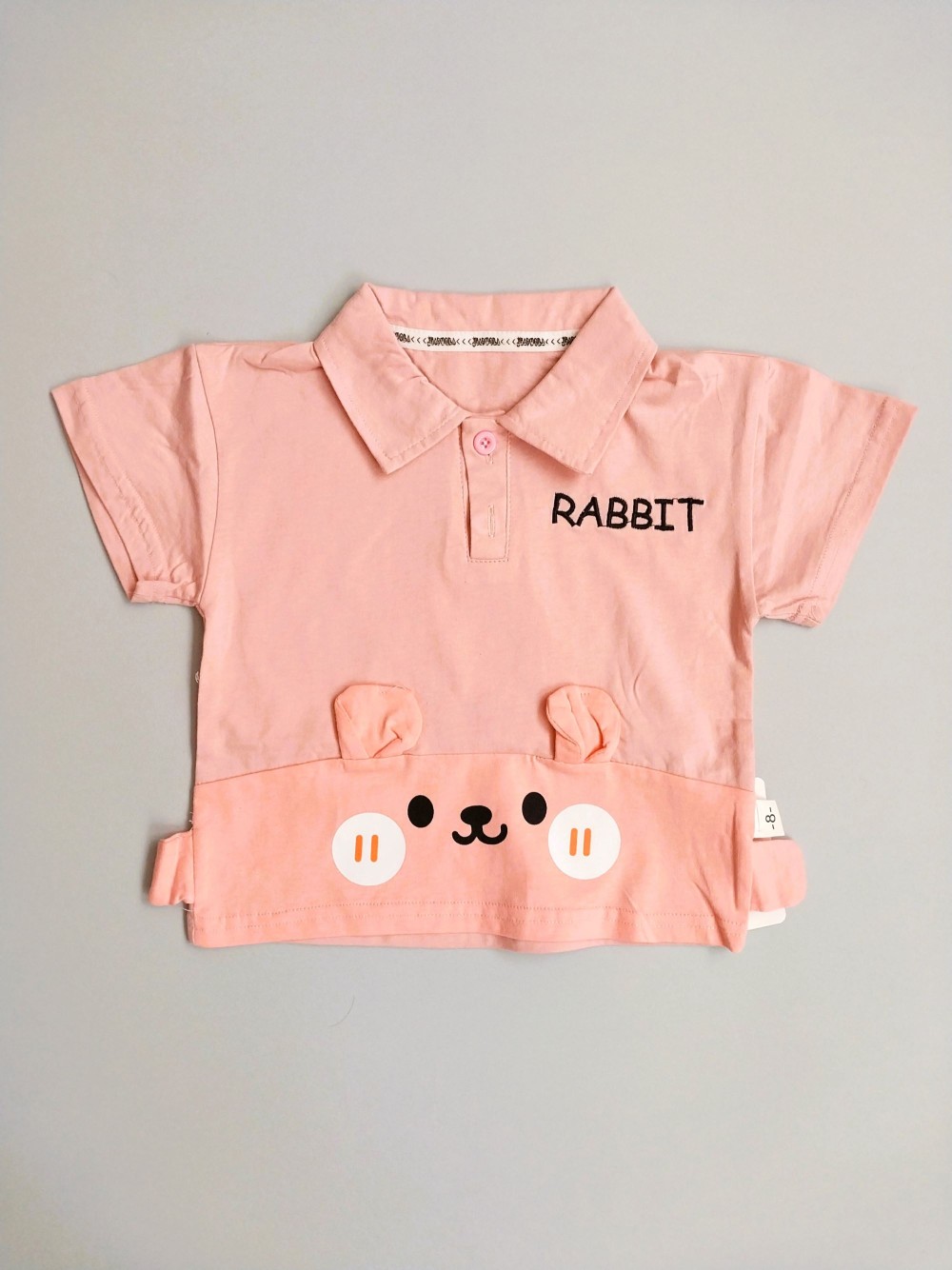 ست تیشرت شلوارک بچگانه دخترانه طرح تدی و خرگوش مناسب 1 تا 5 سال