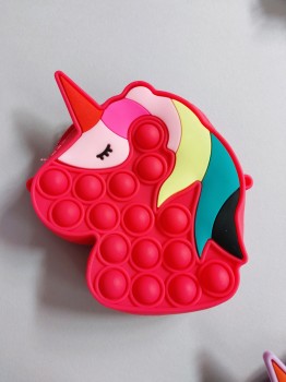 کیف سیلیکونی بچگانه طرح یونیکورن
