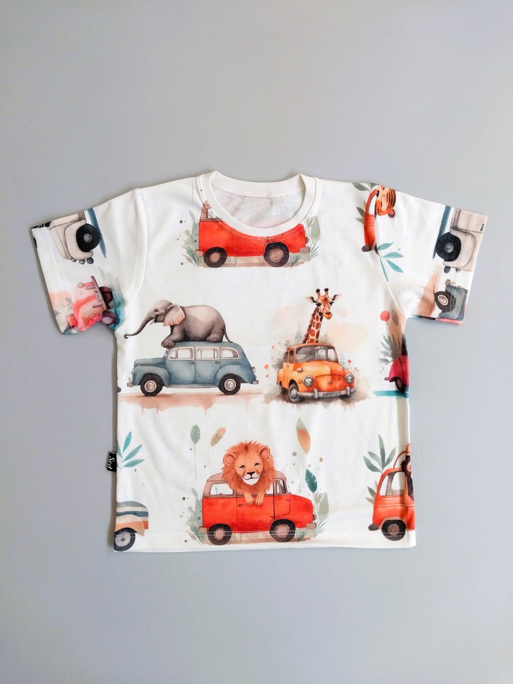 ست تیشرت شلوارک بچگانه طرح ماشین و حیوانات برای 1 تا 5 سال