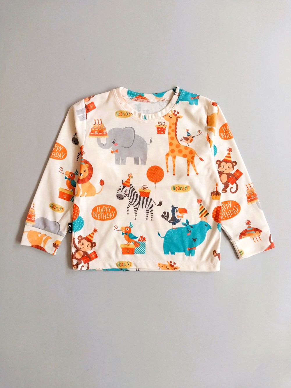 ست راحتی بلوز شلوار بچگانه طرح حیوانات مناسب 1 تا 7 سال
