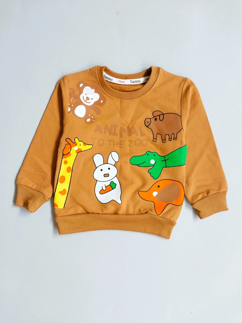 ست بلوز شلوار راحتی بچگانه طرح حیوانات مناسب 1 تا 6 سال