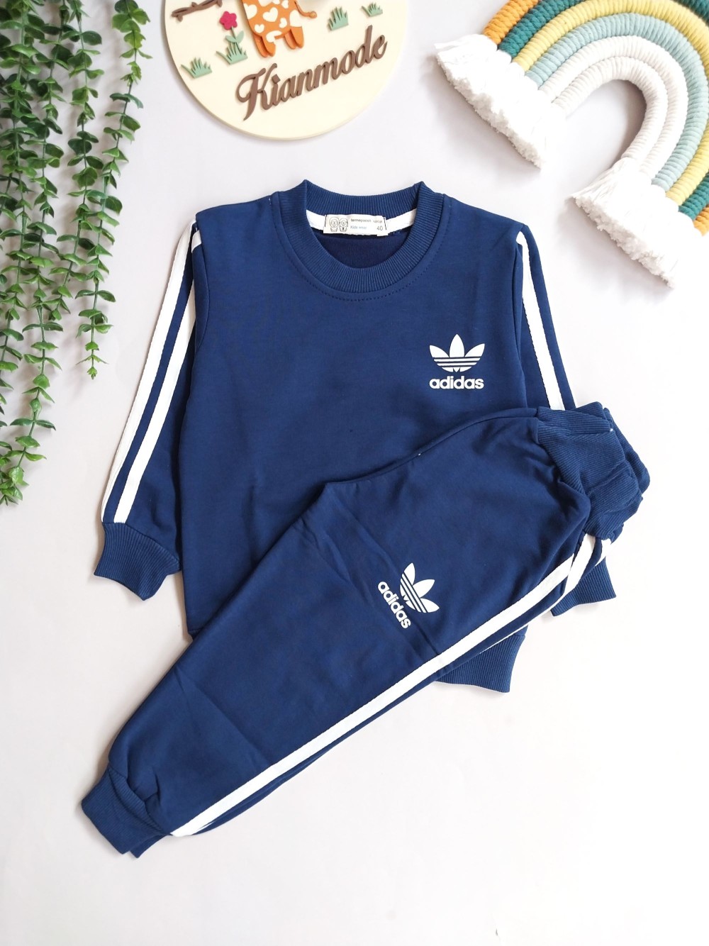 ست بلوز شلوار آدیداس ترمه مناسب 1 تا 9 سال