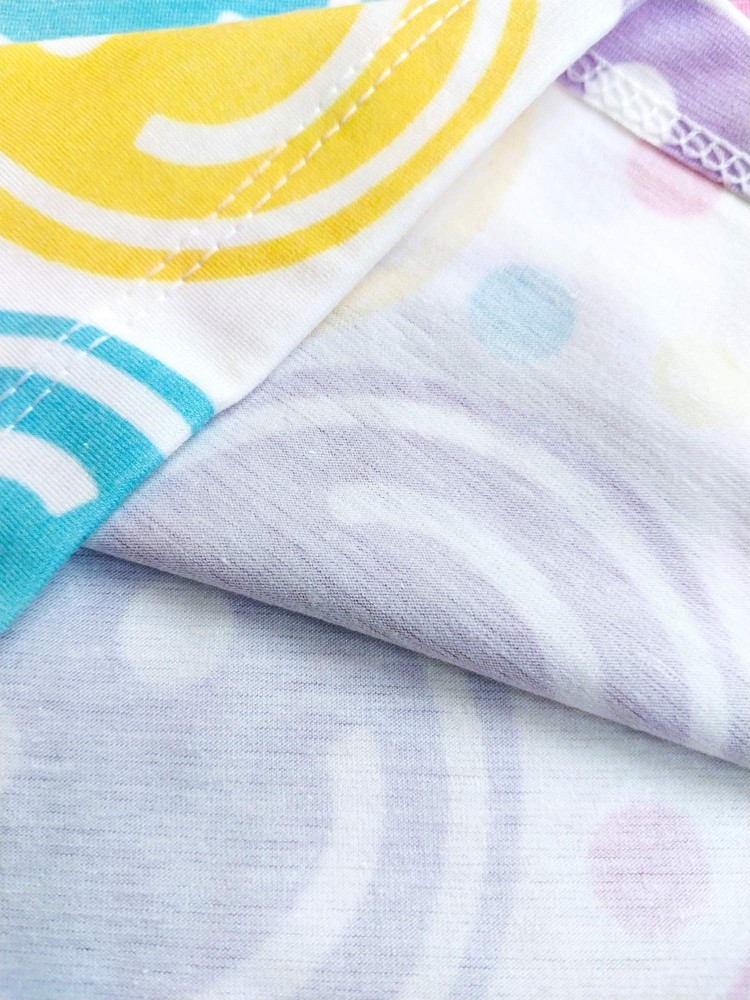 ست بلوز شلوار راحتی بچگانه طرح شکلک مناسب دو تا هشت سال