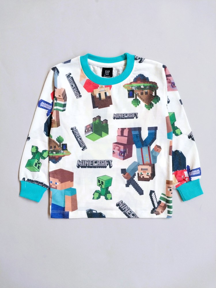 ست بلوز شلوار راحتی بچگانه ماینکرفت مناسب دو تا هشت سال