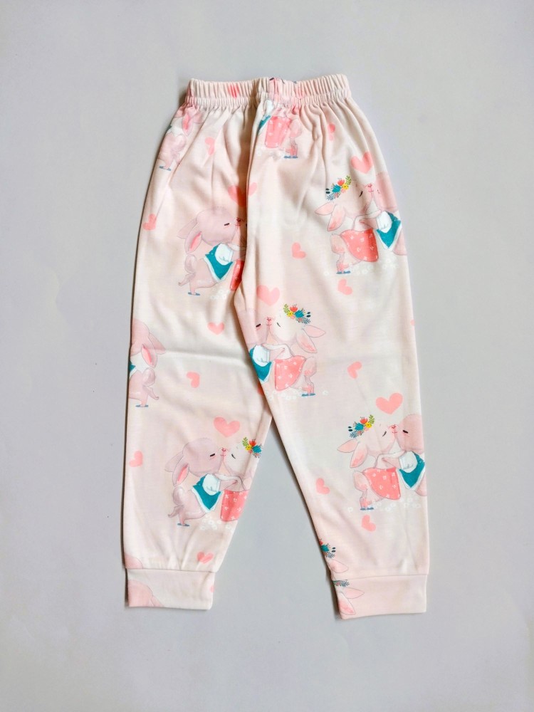 ست بلوز شلوار راحتی بچگانه طرح خرگوش مناسب یک تا شش سال