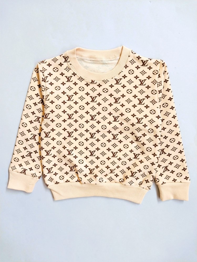 ست بلوز شلوار راحتی بچگانه طرح لویی ویتون LV مناسب یک تا چهار سال